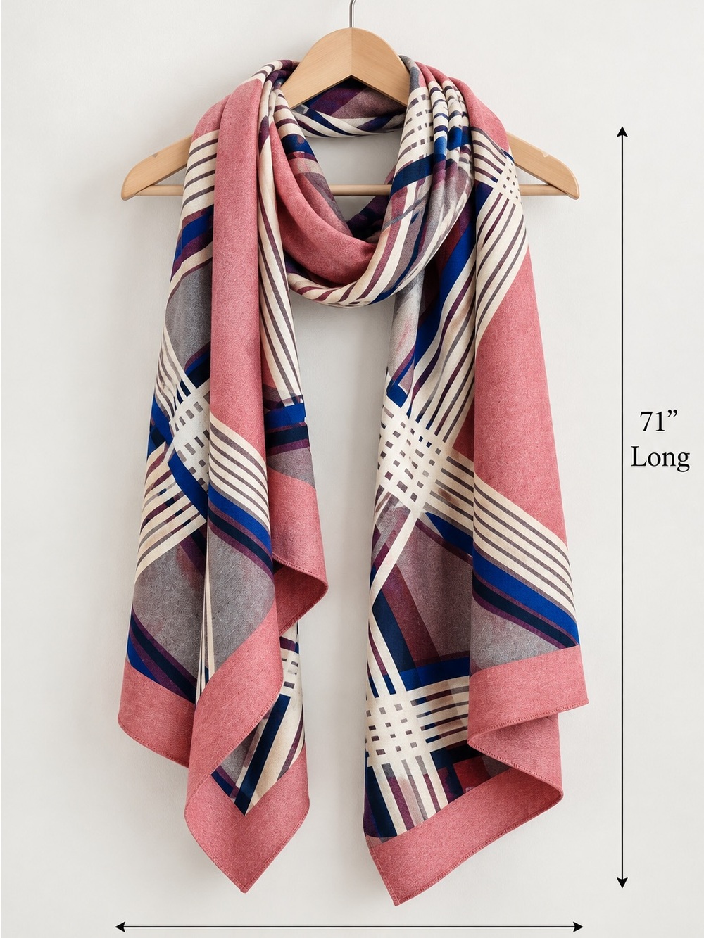 Geometric Pattern Scarf/Wrap - Picture 2 of 2